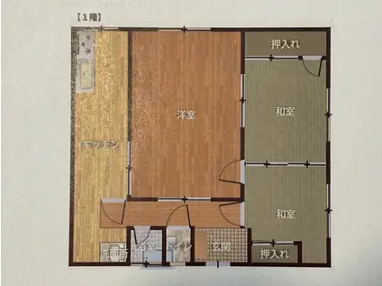 葵コーポ(3DK/1階)の間取り写真