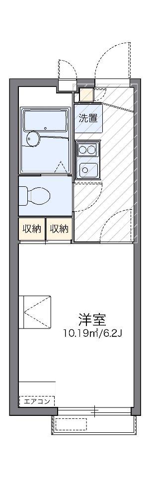 レオパレス高砂(1K/2階)の間取り写真