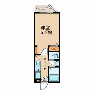 光が丘テラス(1K/1階)の間取り写真