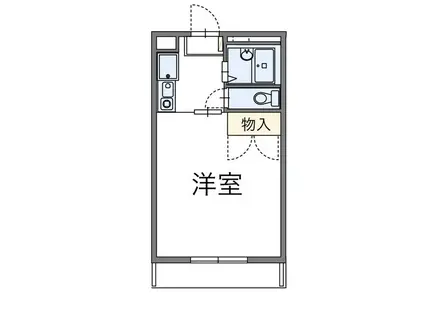 レオパレスマサト(1K/3階)の間取り写真