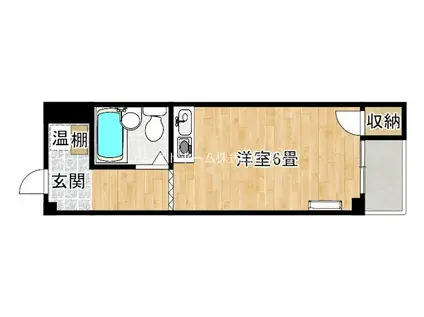 宿院ピア1(ワンルーム/5階)の間取り写真