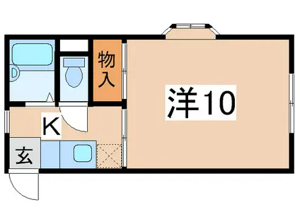 メゾン櫻 A(1K/2階)の間取り写真