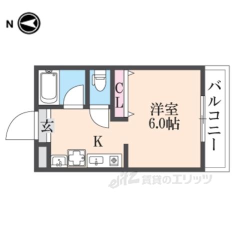 プルミエール(1K/3階)の間取り写真
