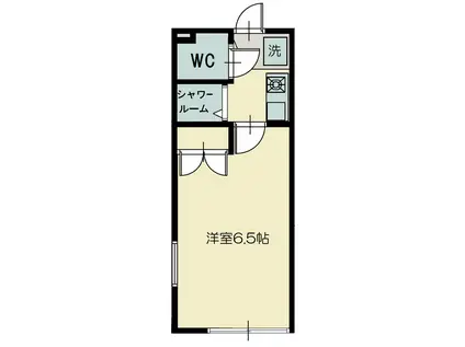 メルヘンランドA(1K/2階)の間取り写真