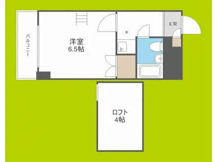 デイズハイツ八幡屋(1K/9階)の間取り写真
