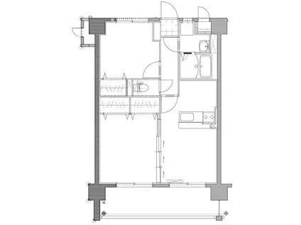 リバティーコーポII(2LDK/2階)の間取り写真