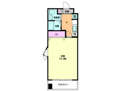 ヤママサ第10ビル(1K/2階)の間取り写真