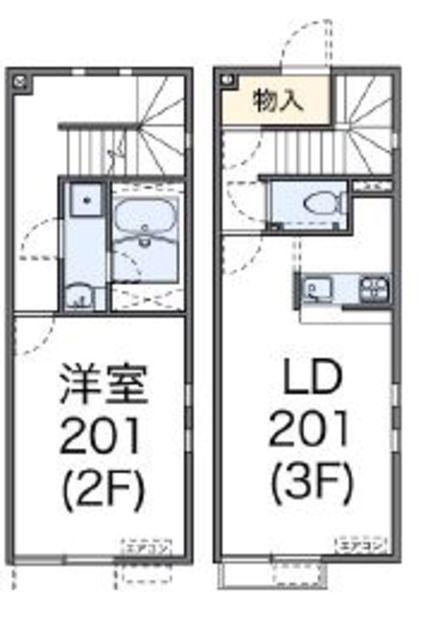 レオネクスト壽光III(1LDK/2階)の間取り写真