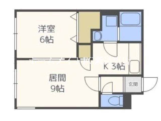 ENCHAN-THE(1LDK/1階)の間取り写真