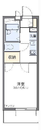 レオパレスタウンコート(1K/3階)の間取り写真