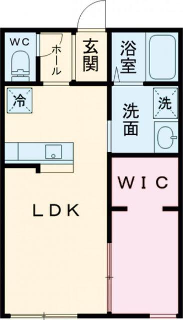 グランソーレ(1LDK/2階)の間取り写真