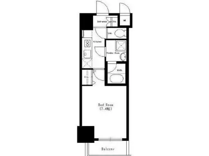 ドールマウスキャッスル(1K/5階)の間取り写真