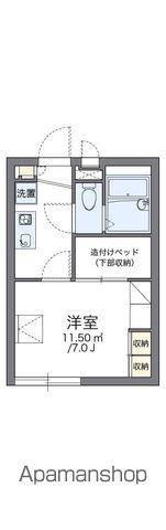 レオパレス大倉山メルベーユI(1K/2階)の間取り写真