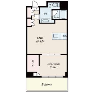 SKBUILDING-7(1LDK/6階)の間取り写真