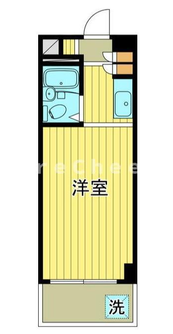 DRホームズ千駄木(ワンルーム/2階)の間取り写真