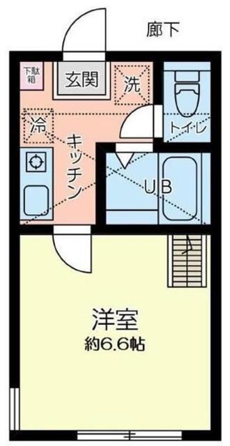 CITY′S HOME(1K/2階)の間取り写真