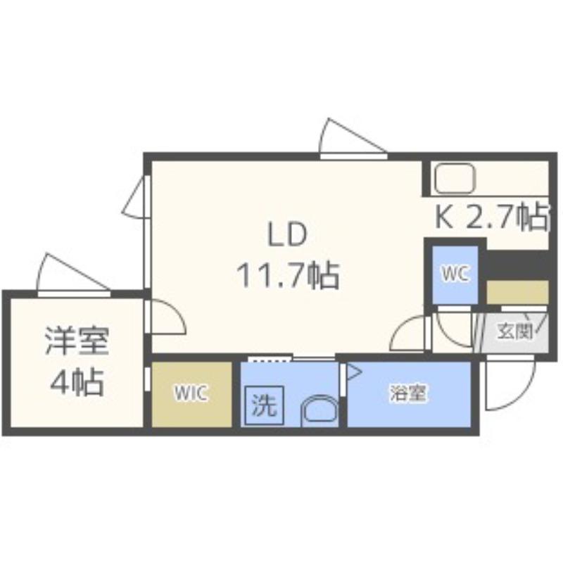 A-STYLE宮の沢(1LDK/2階)の間取り写真