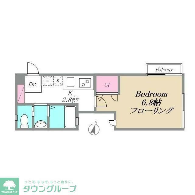 PRIMAVERA MASUDA(1K/2階)の間取り写真