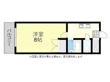 日生第5マンション(1K/1階)の間取り写真