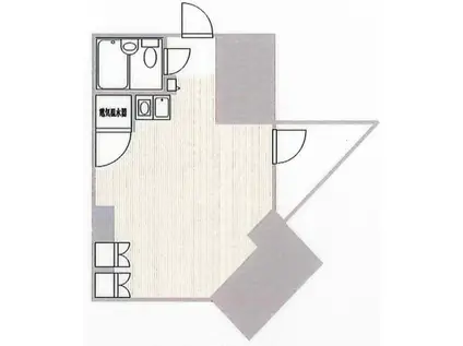 ライオンズマンション白山第3(ワンルーム/2階)の間取り写真