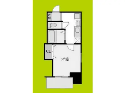 CITY LIFE エイペックス大手通(1K/7階)の間取り写真