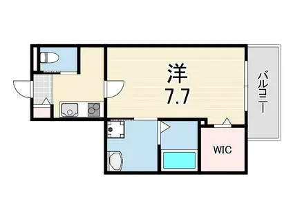 KE OLA HOU2(1K/1階)の間取り写真