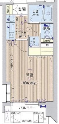プレサンス神戸駅前(1K/5階)の間取り写真