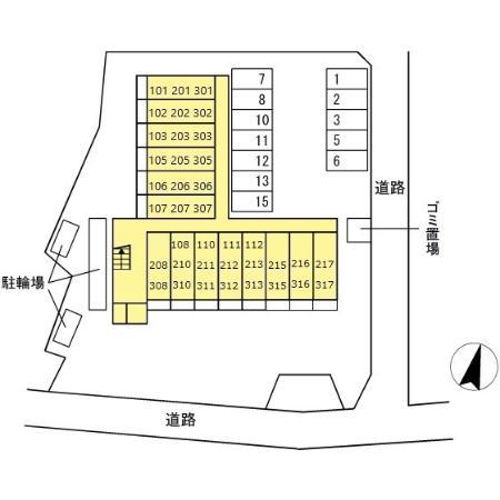 湘南ABS I(1K/3階)の間取り写真