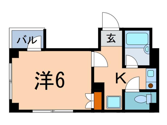 本郷エイジュ(1K/3階)の間取り写真