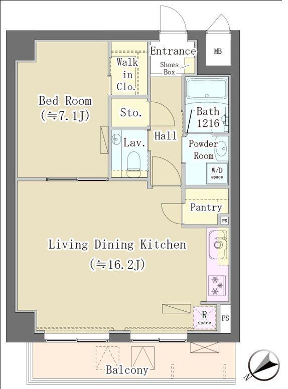 MAISON DE TAKAYA(1LDK/2階)の間取り写真