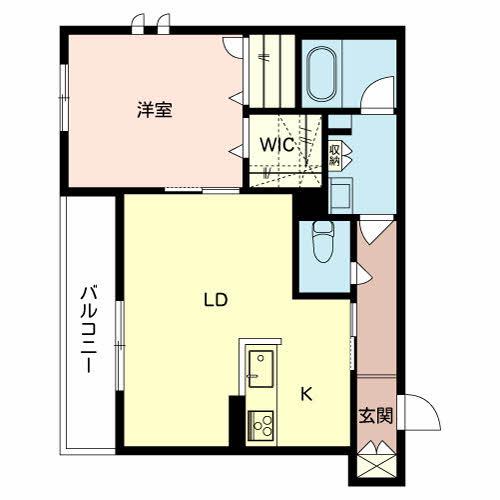 セドゥレ総持寺(1LDK/3階)の間取り写真