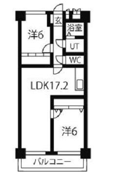 STプラザ御器所(2LDK/8階)の間取り写真