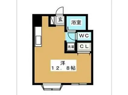 メゾン・ド・ヒデ(ワンルーム/3階)の間取り写真