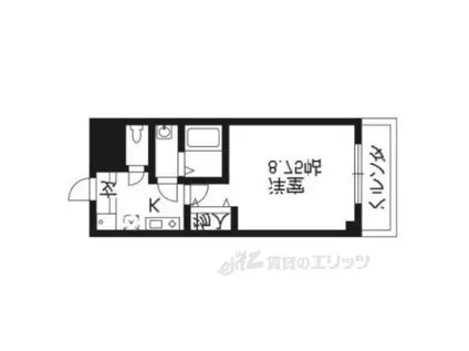 アーバンロイヤル(1K/2階)の間取り写真