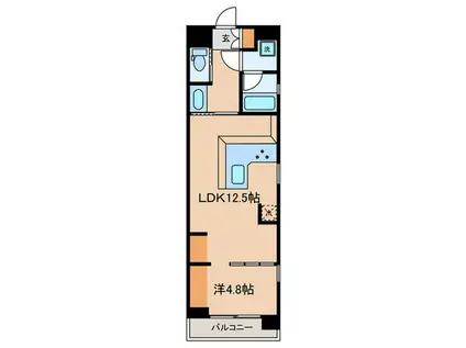 R-STYLE文京小石川(ワンルーム/2階)の間取り写真