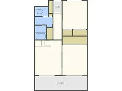 J1すすきのビル(2DK/7階)の間取り写真