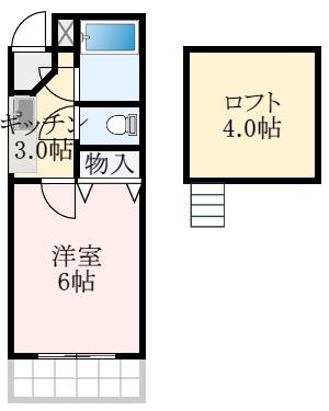プレステージフジ狭山壱番館(1K/1階)の間取り写真