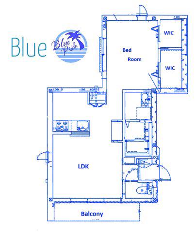 MAISON LUMIERE(1LDK/1階)の間取り写真
