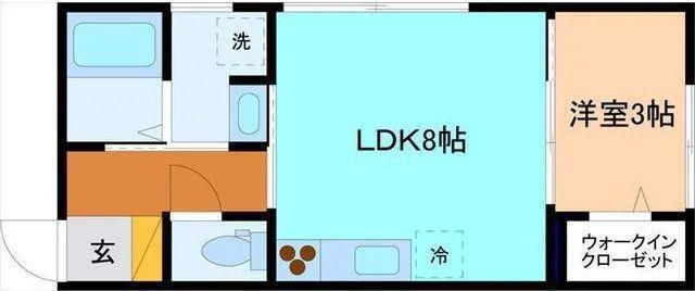 BIOS(1LDK/2階)の間取り写真