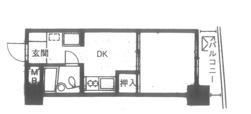 GSハイム第五鶯谷(1DK/2階)の間取り写真