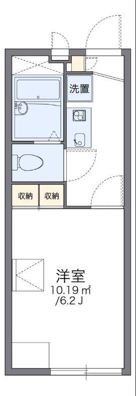 レオパレスシンフォニア(1K/2階)の間取り写真