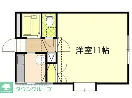 GBハウス(1K/1階)の間取り写真