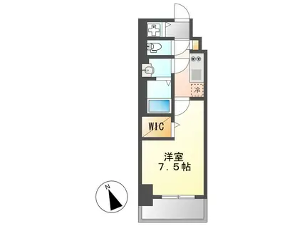 エスリード新栄プライム(1K/10階)の間取り写真