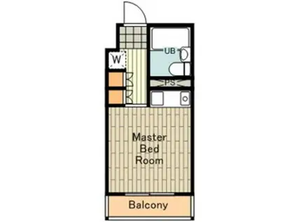 センチュリー西久保(ワンルーム/1階)の間取り写真