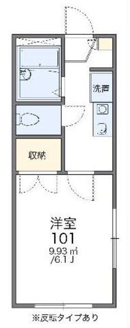レオパレスエフハイム(1K/2階)の間取り写真