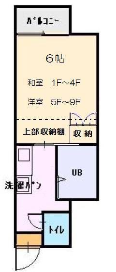 大福マンションII(1LDK/3階)の間取り写真