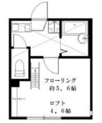 パークヒル弘明寺(1K/1階)の間取り写真