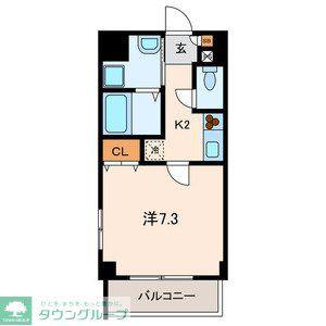 LUCE BUNKYO(1K/1階)の間取り写真