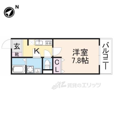 PREMIERE3(1K/3階)の間取り写真