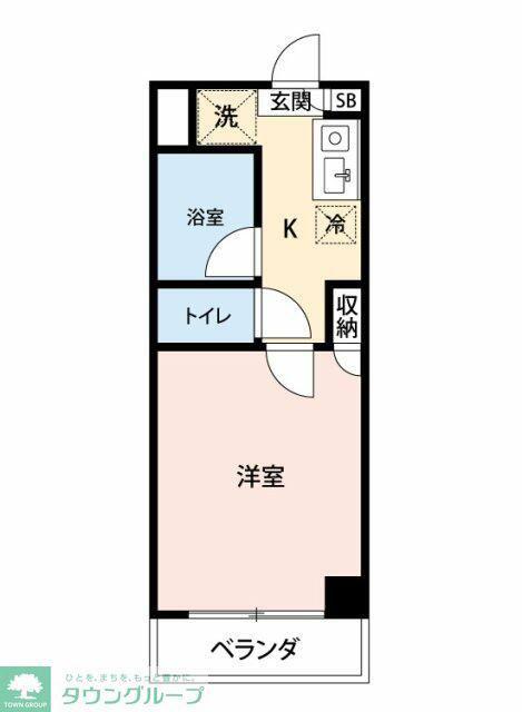 ラトラーム荻窪(1K/2階)の間取り写真